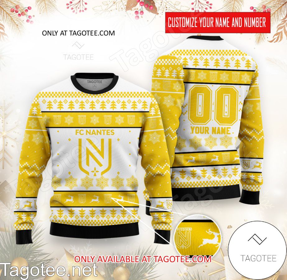 FC Nantes Custom Ugly Christmas Sweater