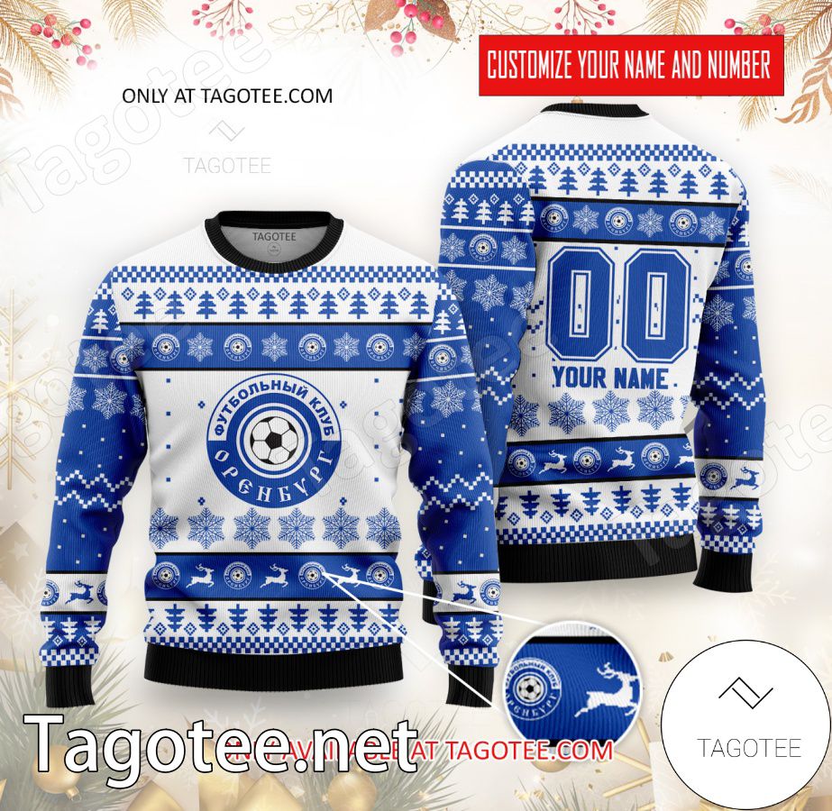 FC Orenburg Custom Ugly Christmas Sweater - EmonShop