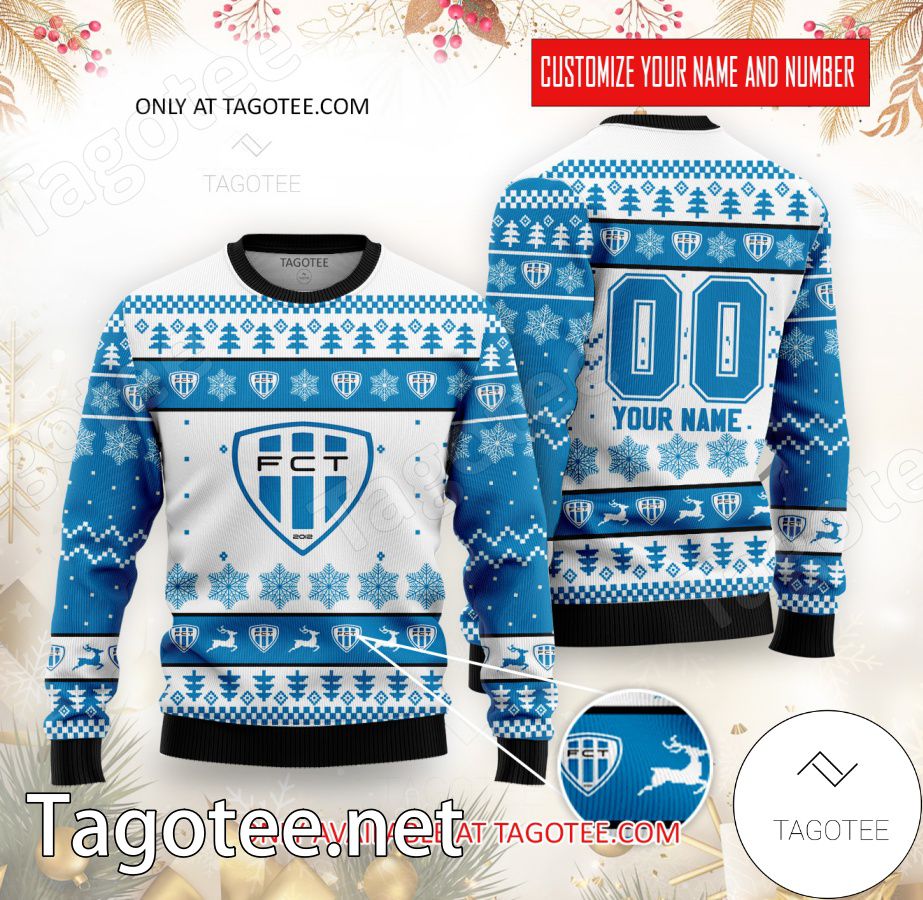 FC Táborsko Custom Ugly Christmas Sweater - EmonShop