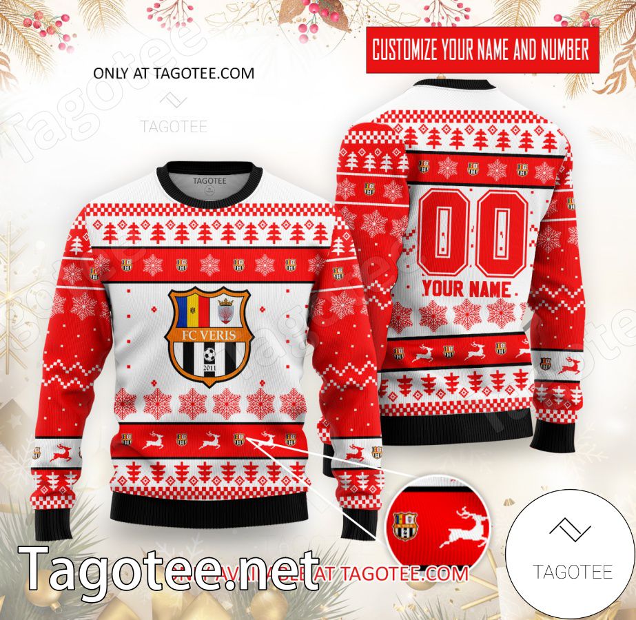 FC Veris Custom Ugly Christmas Sweater - MiuShop