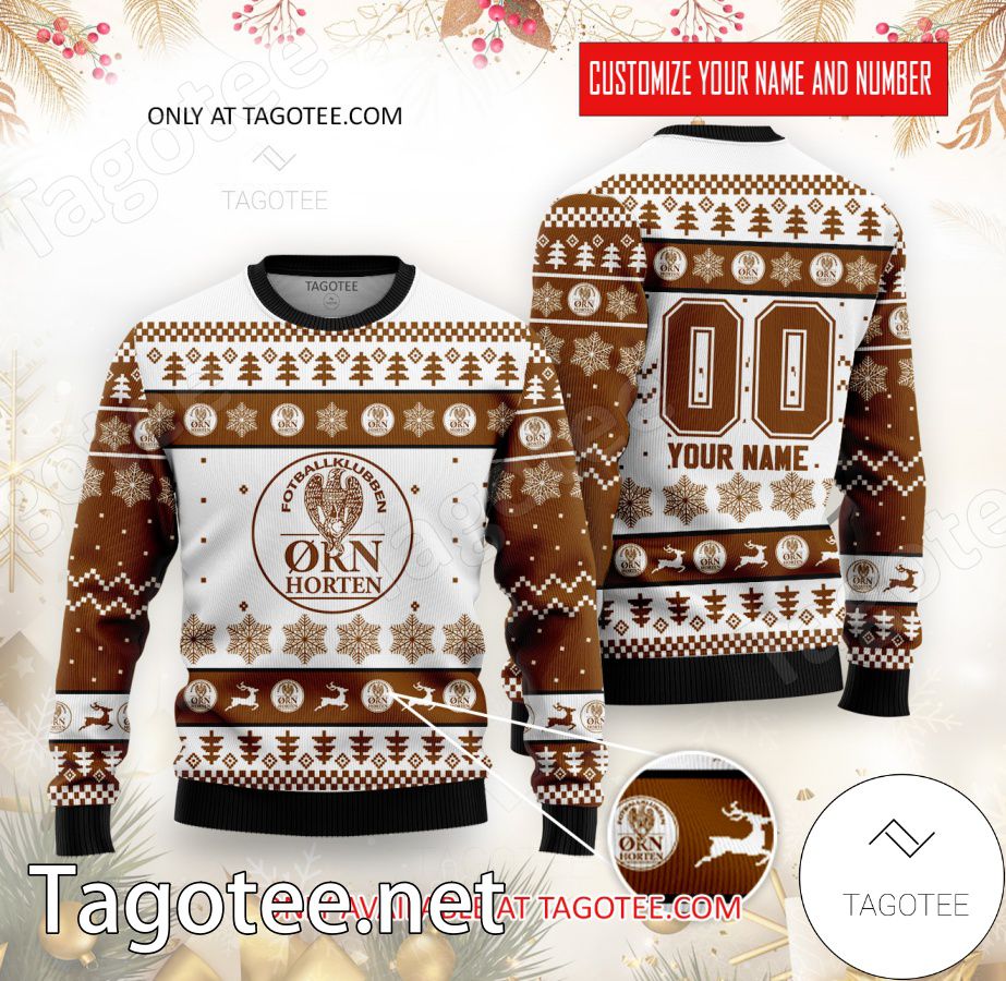 FK Orn-Horten Custom Ugly Christmas Sweater - EmonShop