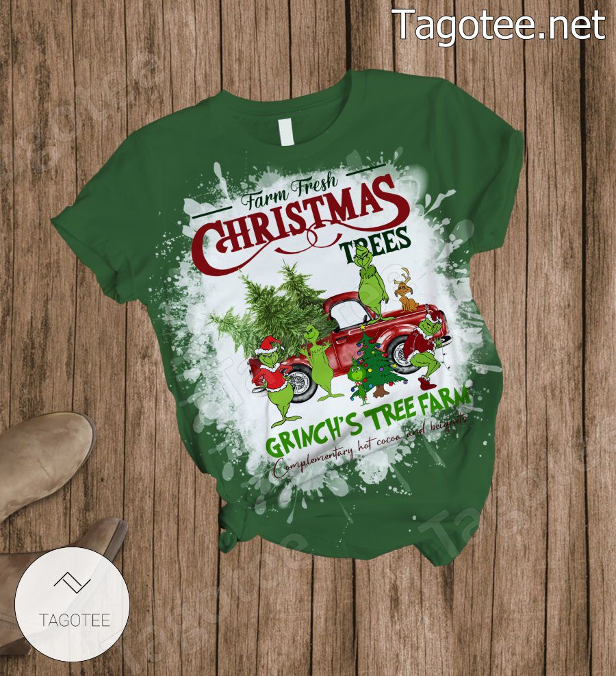 Farm Fresh Christmas Trees Grinch's Tree Farm Pajamas Set a