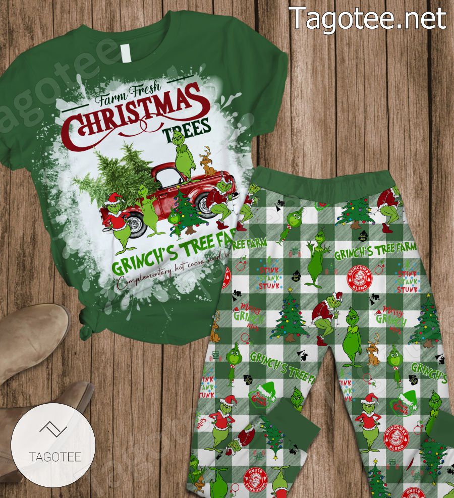 Farm Fresh Christmas Trees Grinch's Tree Farm Pajamas Set