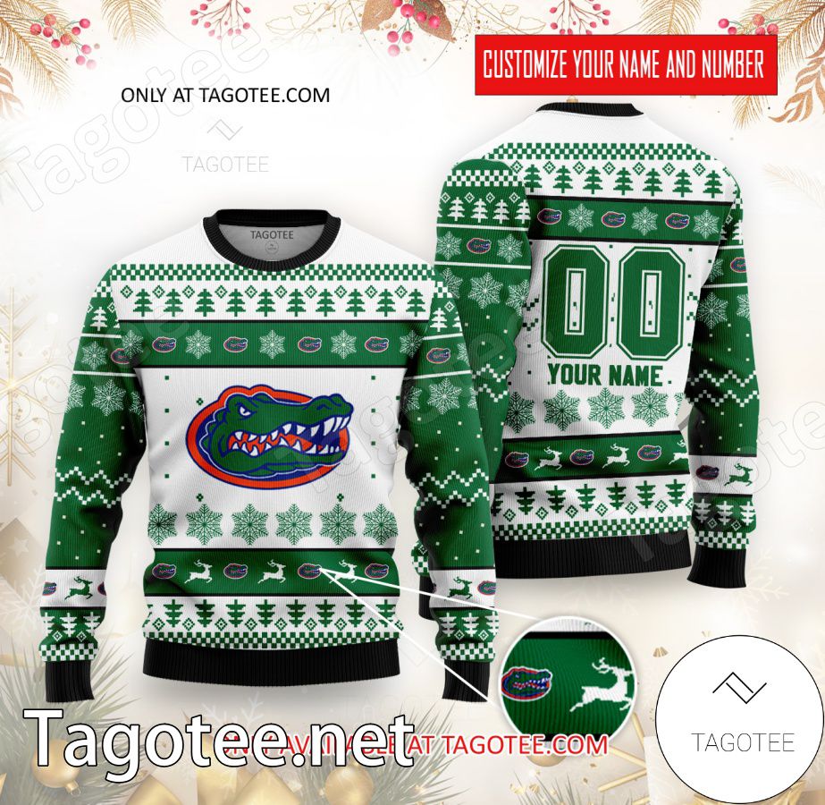 Florida Gators College Rugby Custom Ugly Christmas Sweater - BiShop