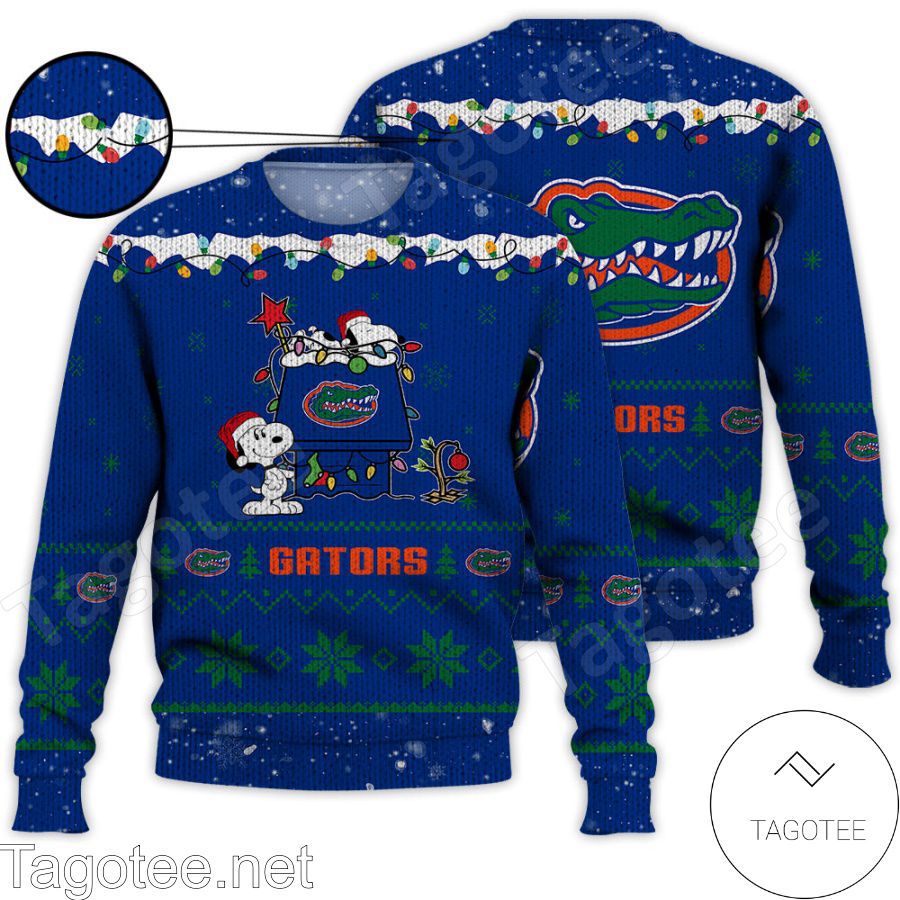 Florida Gators Snoopy NCAA Ugly Christmas Sweater