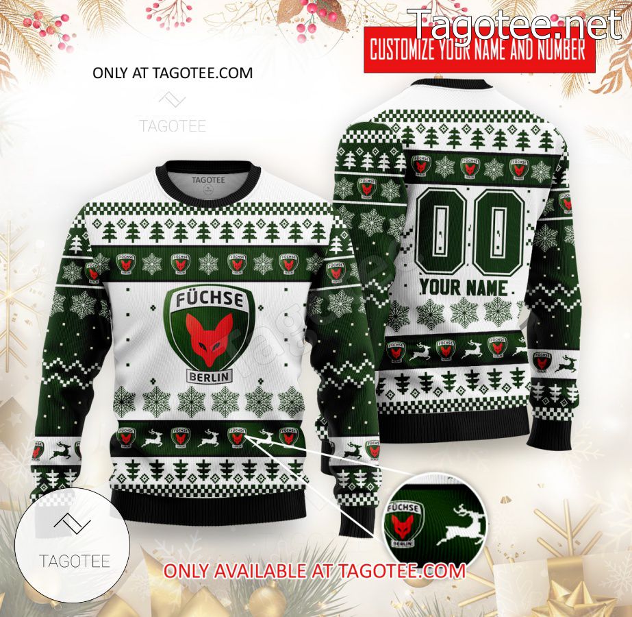 Füchse Berlin Handball Custom Ugly Christmas Sweater - BiShop