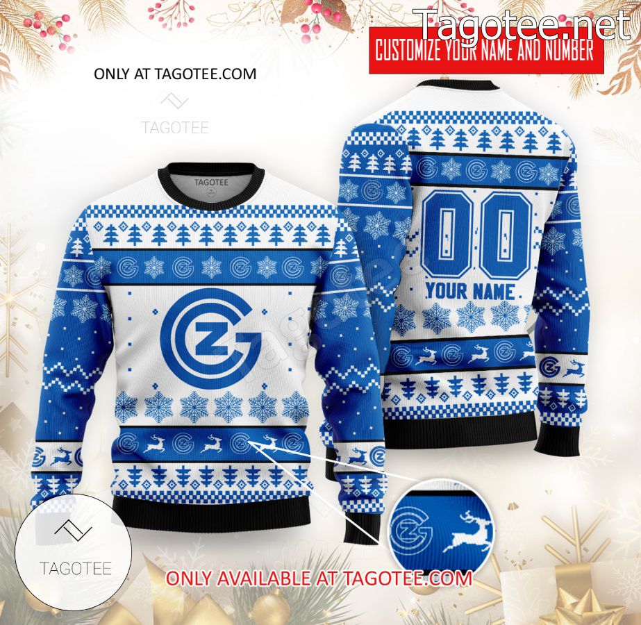 GC Amicitia Zürich Handball Custom Ugly Christmas Sweater - BiShop