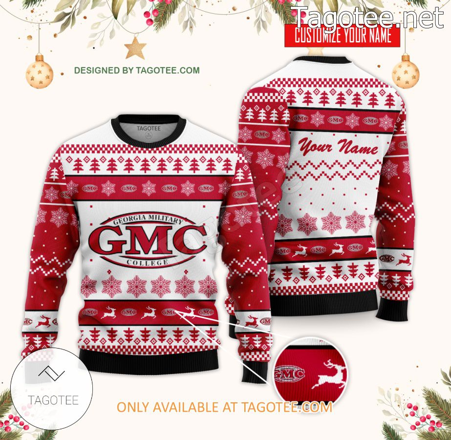 Georgia Military College - Albany Custom Ugly Christmas Sweater - BiShop