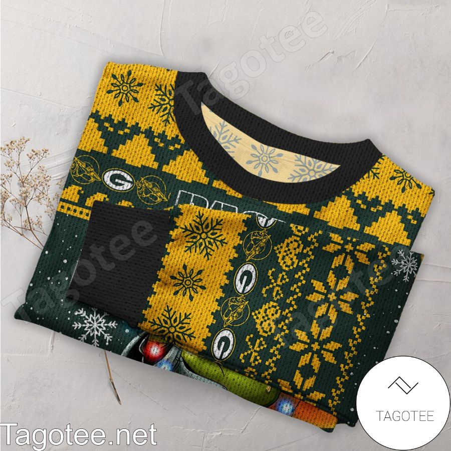 Green Bay Packers Baby Yoda Star Wars NFL Ugly Christmas Sweater a