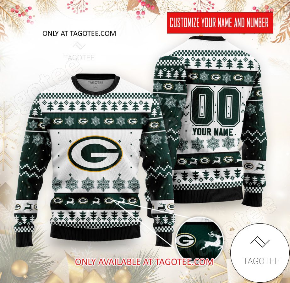 Green Bay Packers Custom Ugly Christmas Sweater - EmonShop