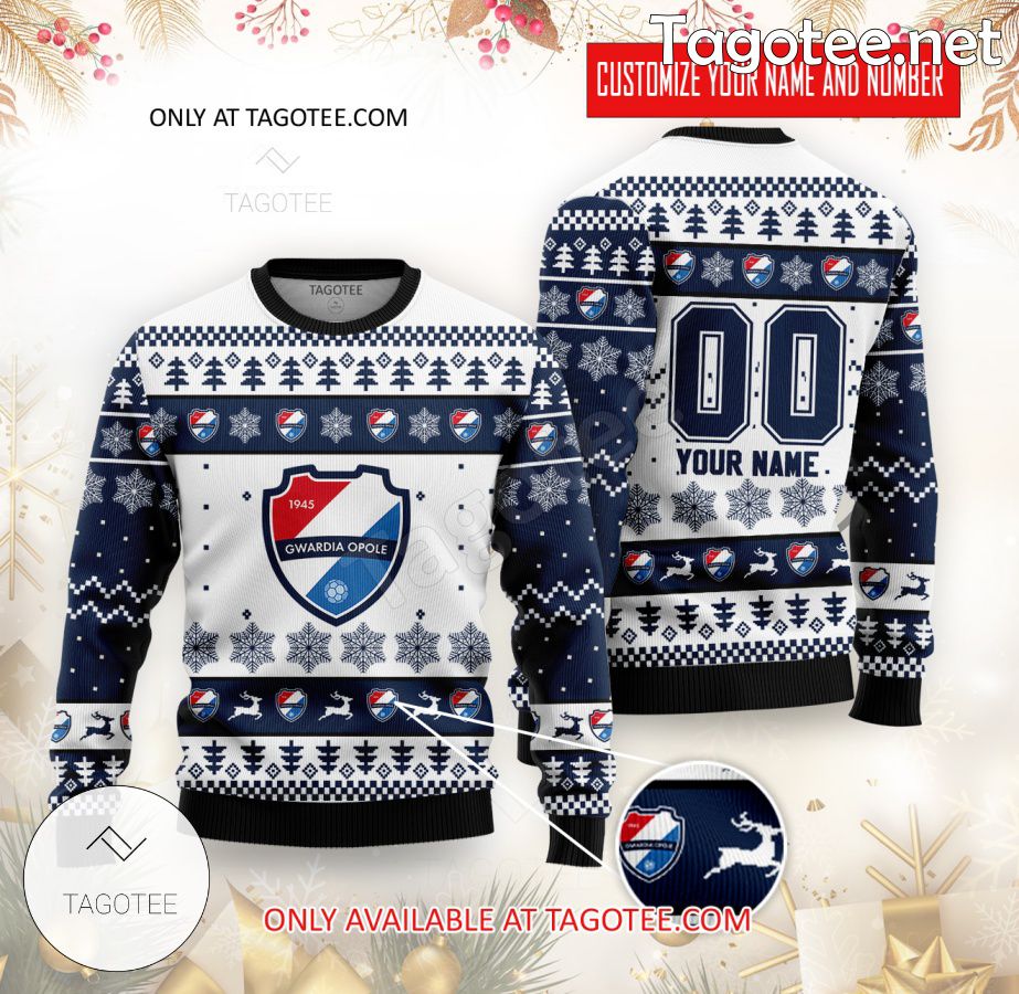 Gwardia Opole Handball Custom Ugly Christmas Sweater - BiShop