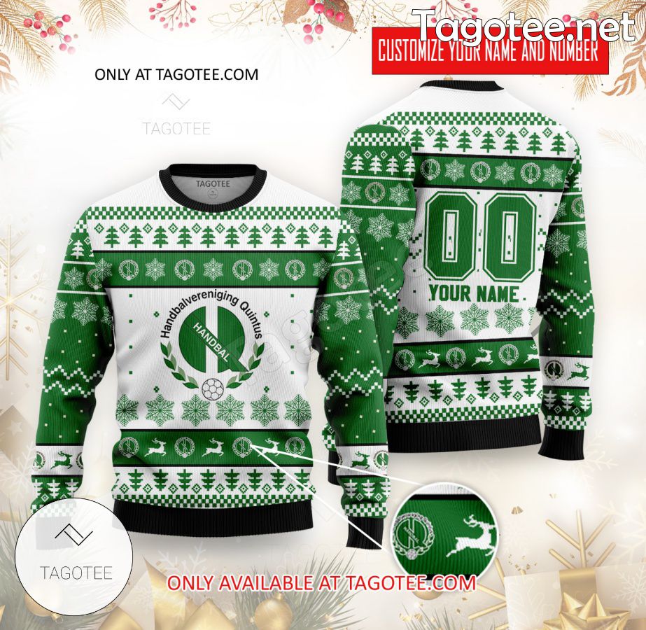 H.V. Quintus Handball Custom Ugly Christmas Sweater - BiShop