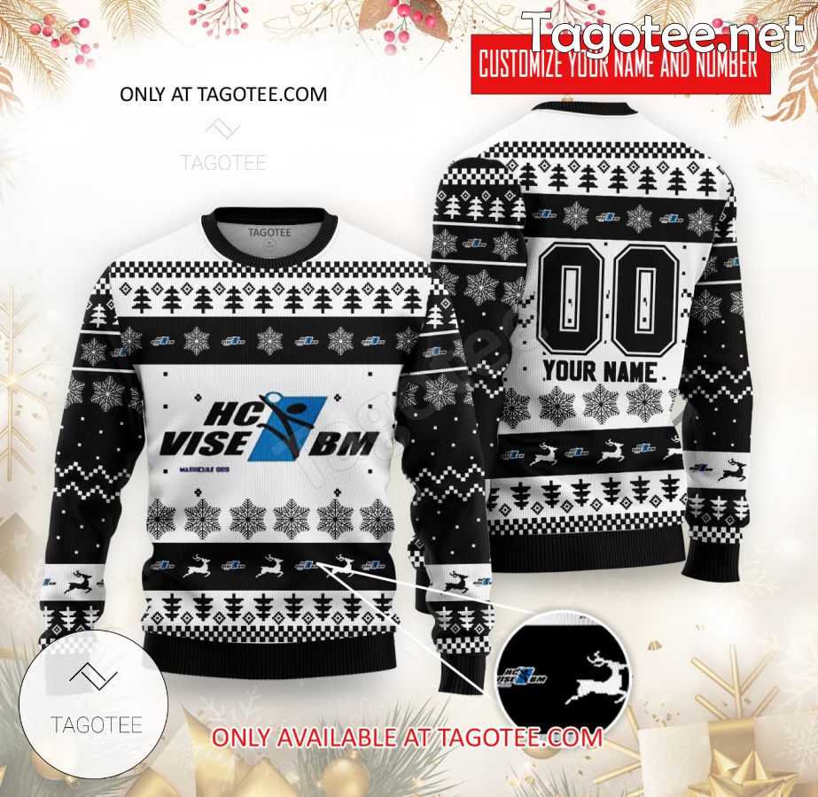 HC Vise BM Handball Custom Ugly Christmas Sweater - BiShop