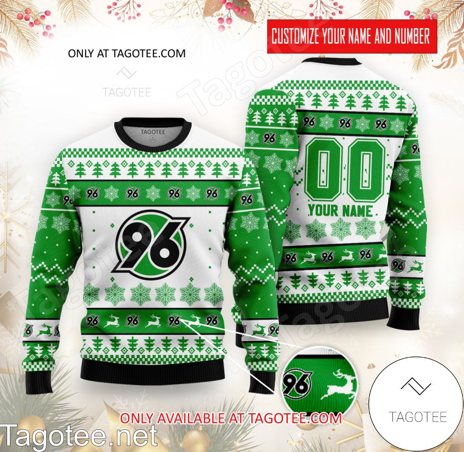 Hannover 96 Custom Ugly Christmas Sweater - BiShop