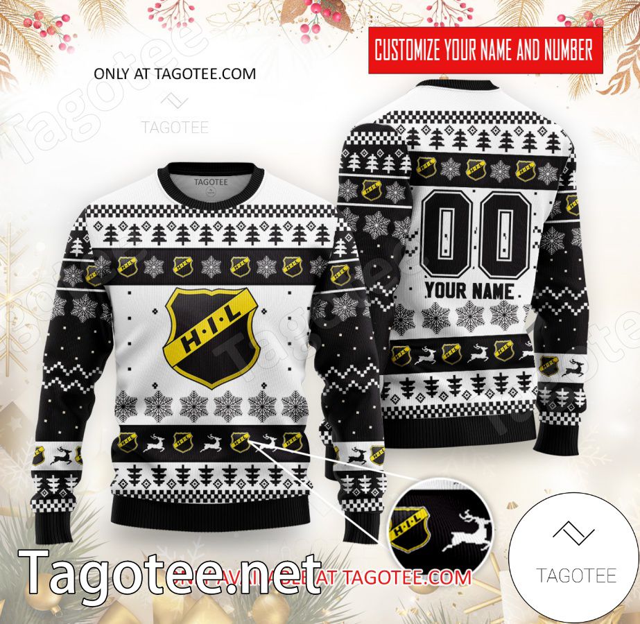 Harstad IL Custom Ugly Christmas Sweater - EmonShop