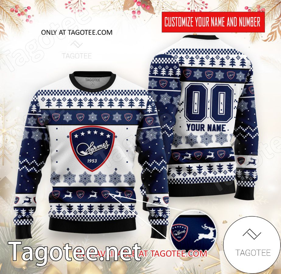 Hermes Hockey Custom Ugly Christmas Sweater - BiShop