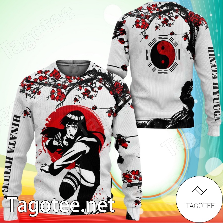 Hinata Hyuuga Naruto Shippuden Manga Anime Xmas Ugly Christmas Sweater