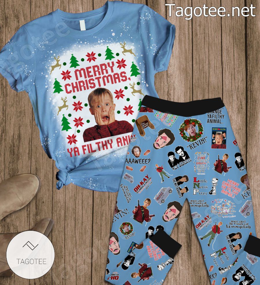 Home Alone Merry Christmas Ya Filthy Animal Pajamas Set