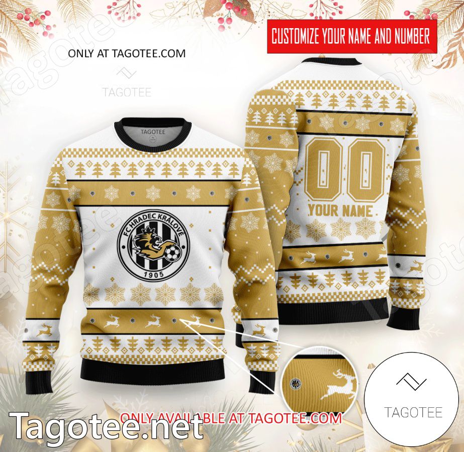 Hradec Kralove Basketball Custom Ugly Christmas Sweater - MiuShop