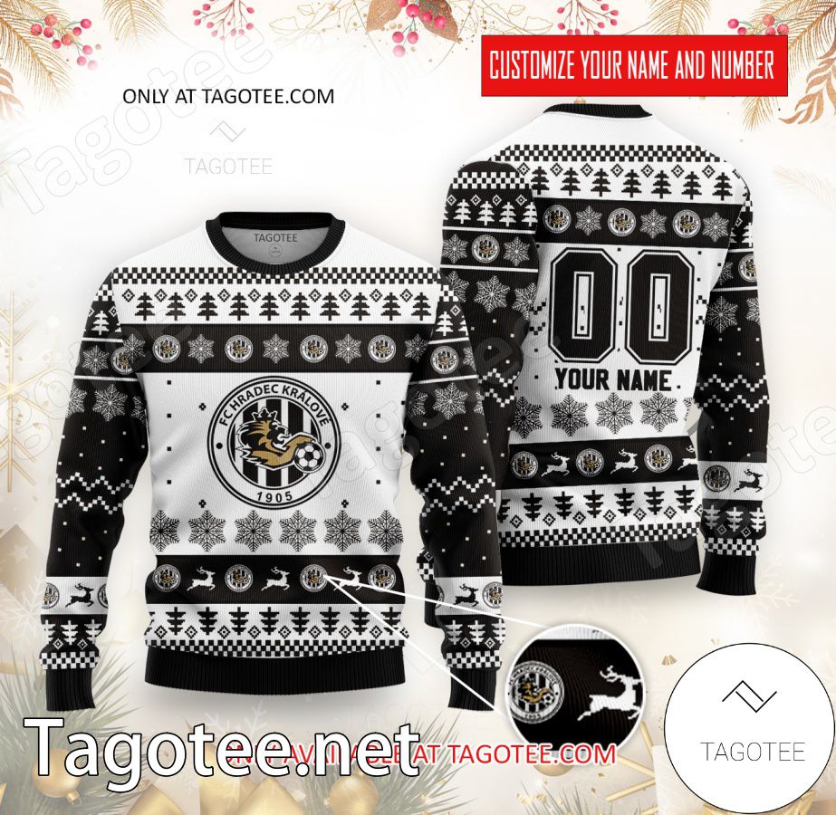 Hradec Králové Custom Ugly Christmas Sweater - EmonShop