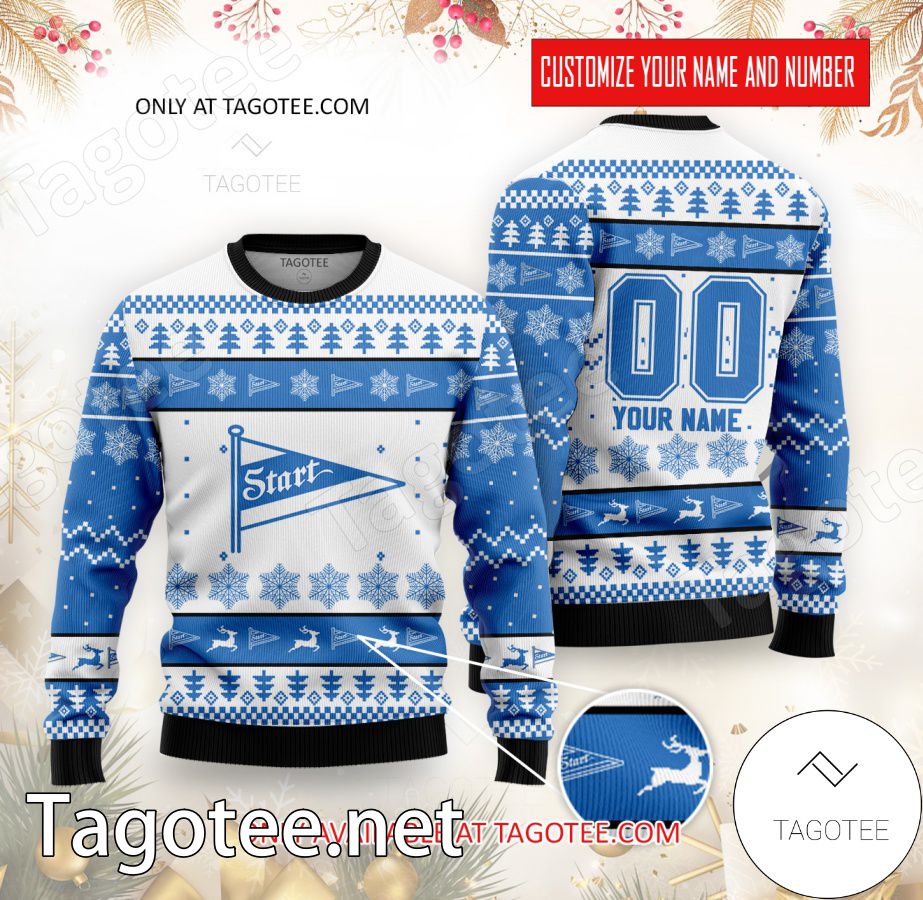 IK Start Custom Ugly Christmas Sweater - EmonShop