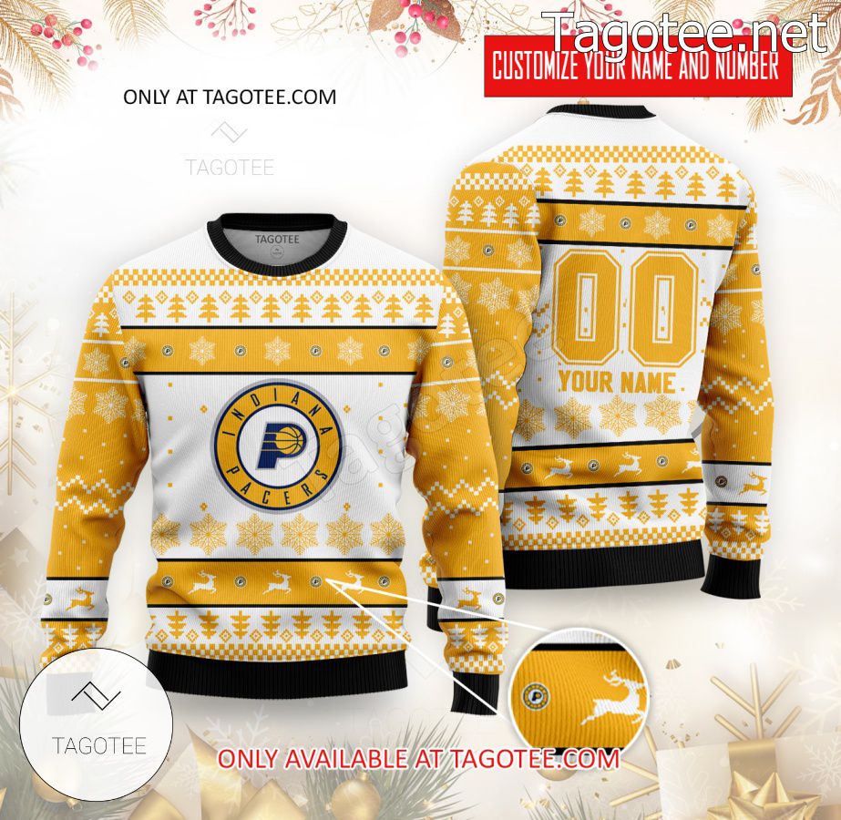 Indiana Pacers Basketball Custom Ugly Christmas Sweater - MiuShop