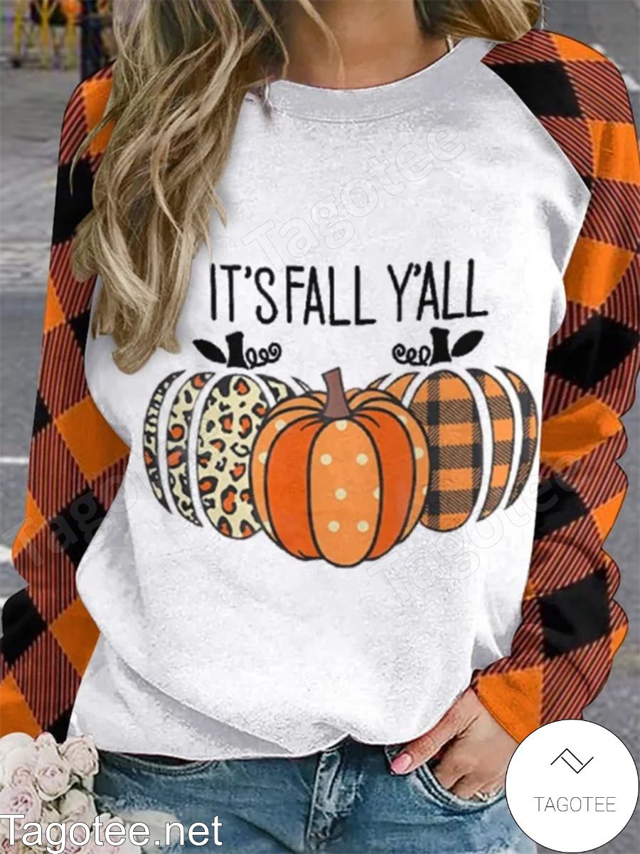 It's Fall Y'all Pumpkin Christmas Sweatshirt Sweaters