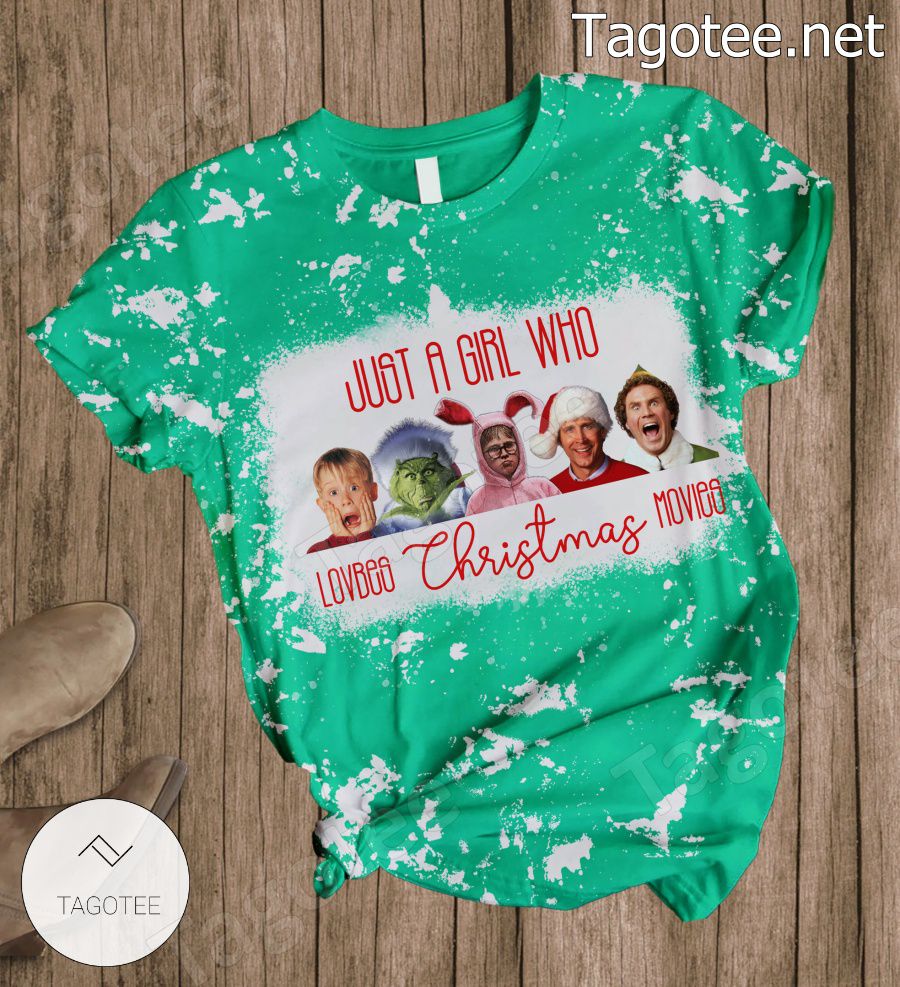 Just A Girl Who Loves Christmas Movies Pajamas Set a