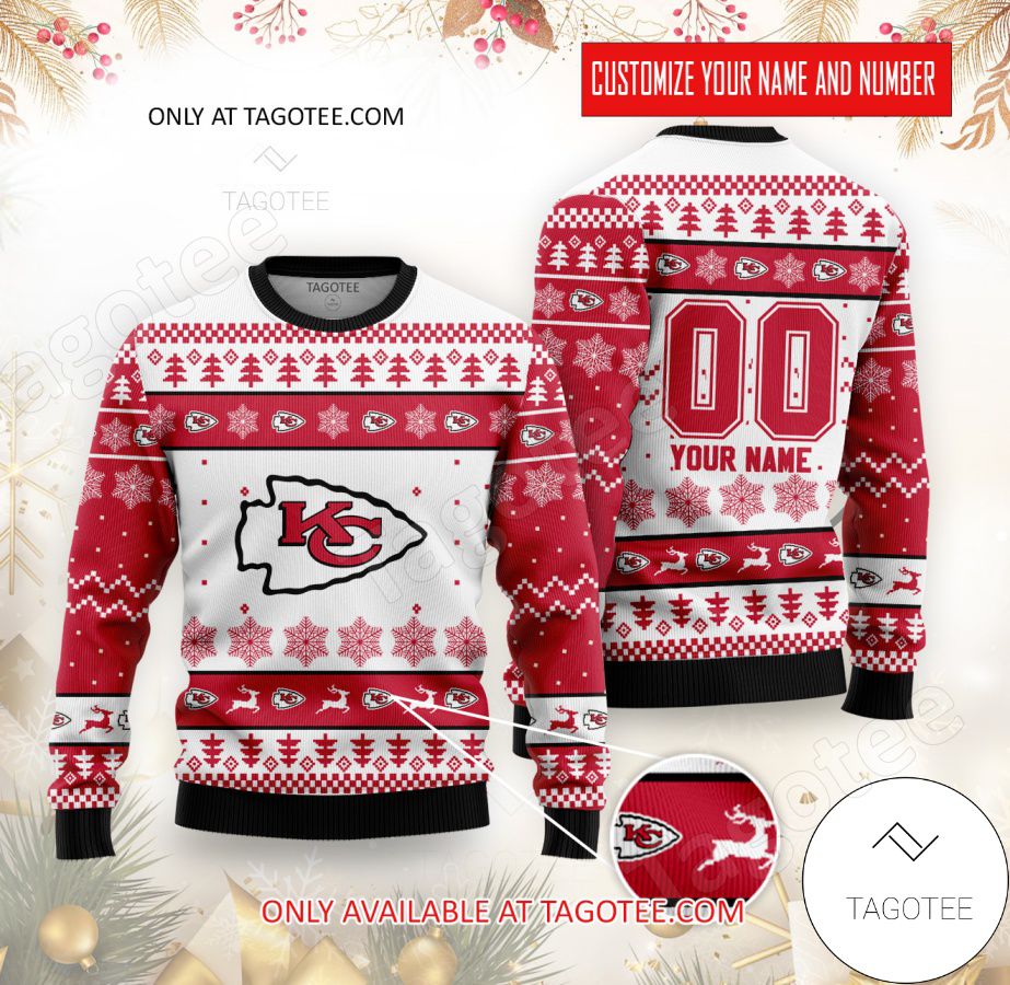 Kansas City Chiefs Custom Ugly Christmas Sweater - EmonShop