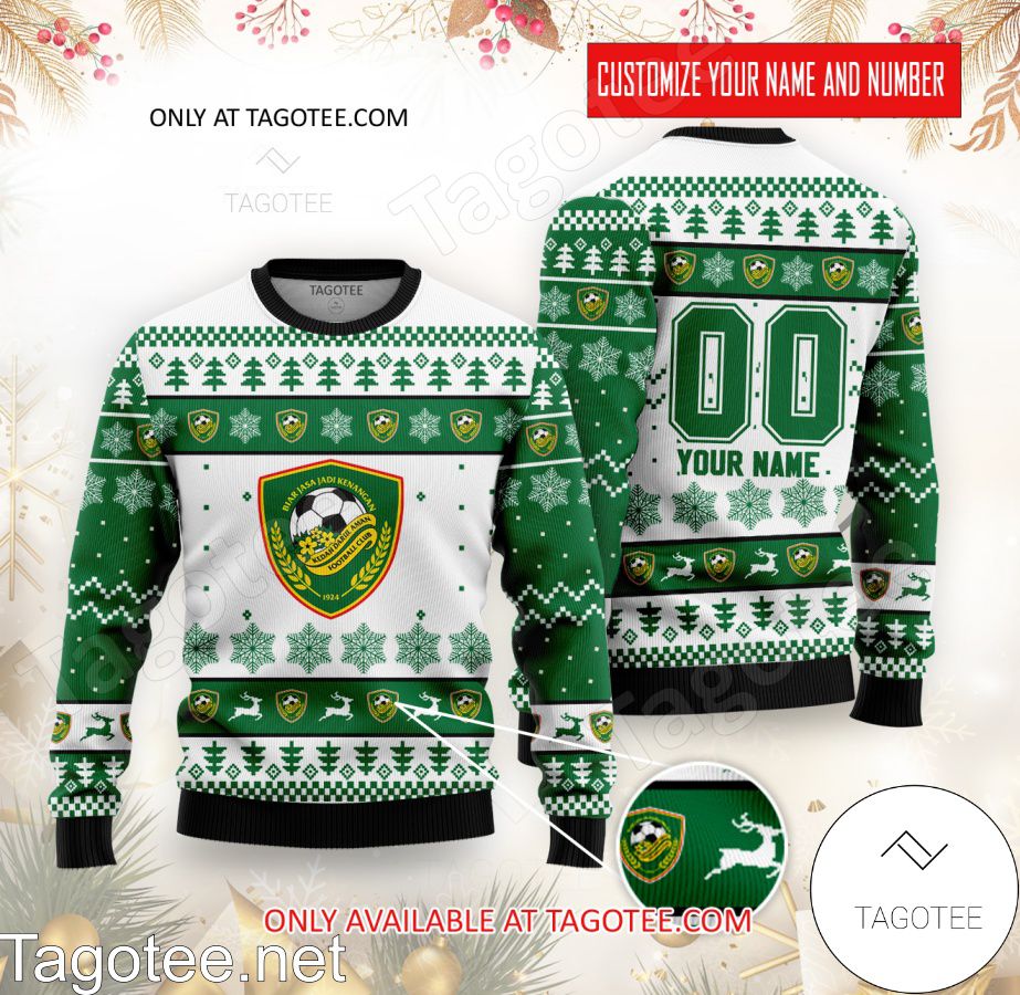 Kedah Darul Aman FC Custom Ugly Christmas Sweater - BiShop