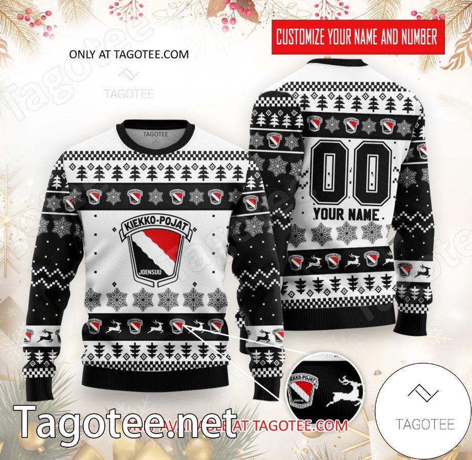 Kiekko-Pojat Hockey Custom Ugly Christmas Sweater - BiShop