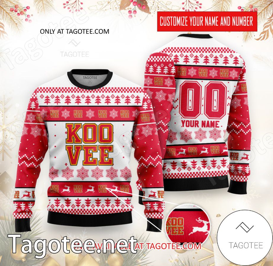 Koovee Hockey Custom Ugly Christmas Sweater - BiShop