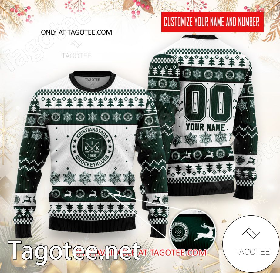 Kristianstad Hockey Custom Ugly Christmas Sweater - BiShop