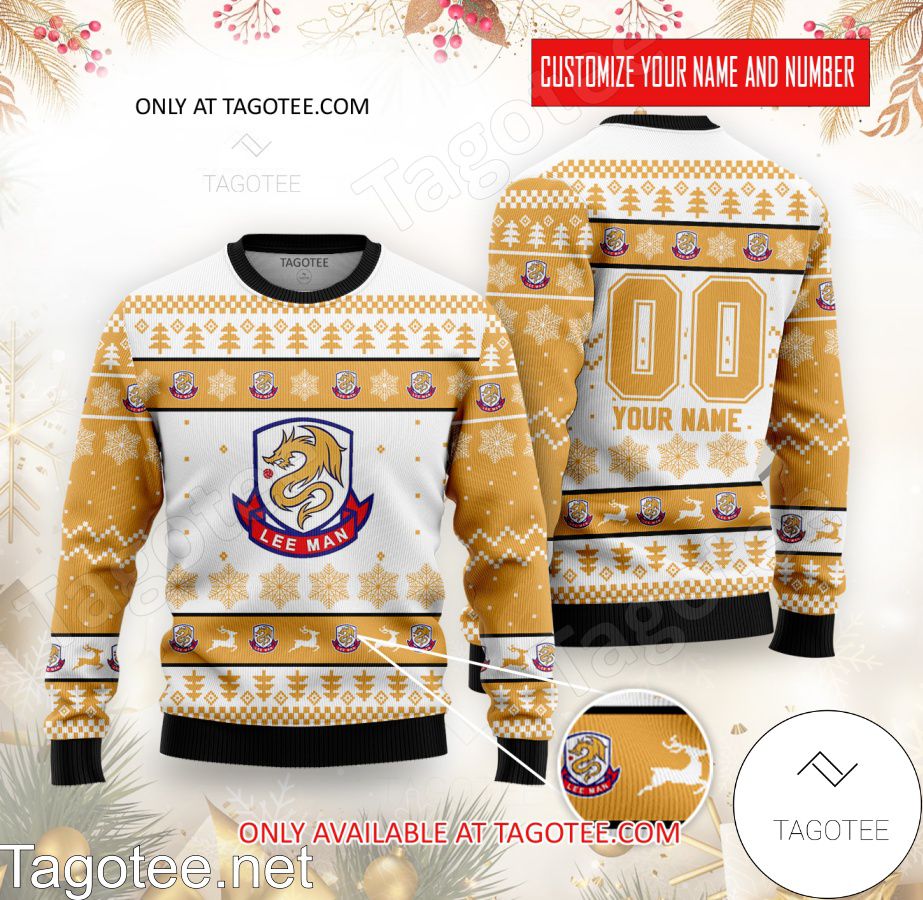 Lee Man FC Custom Ugly Christmas Sweater - BiShop