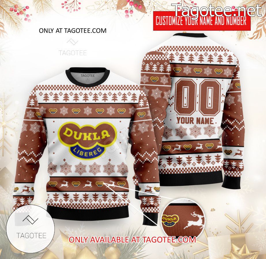 Liberec Volleyball Custom Ugly Christmas Sweater - BiShop