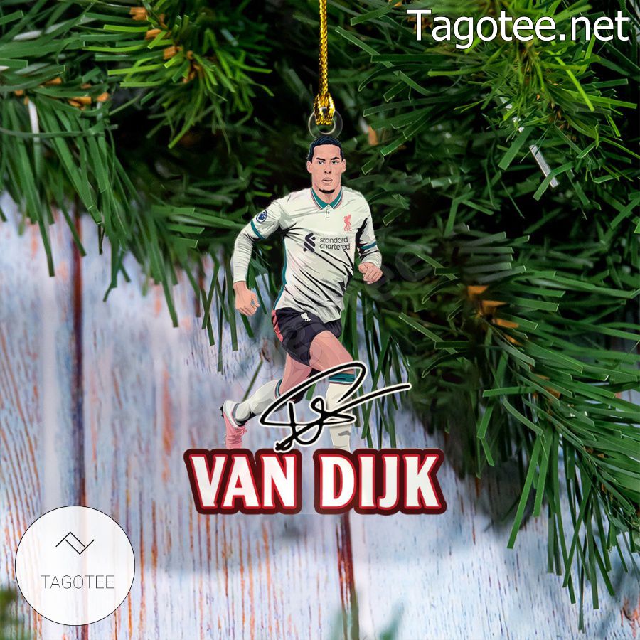 Liverpool - Virgil van Dijk Xmas Ornament a