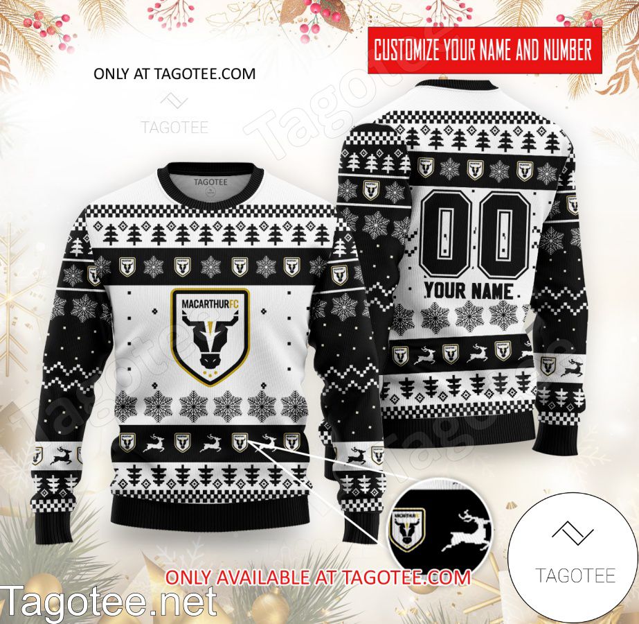 Macarthur FC Custom Ugly Christmas Sweater