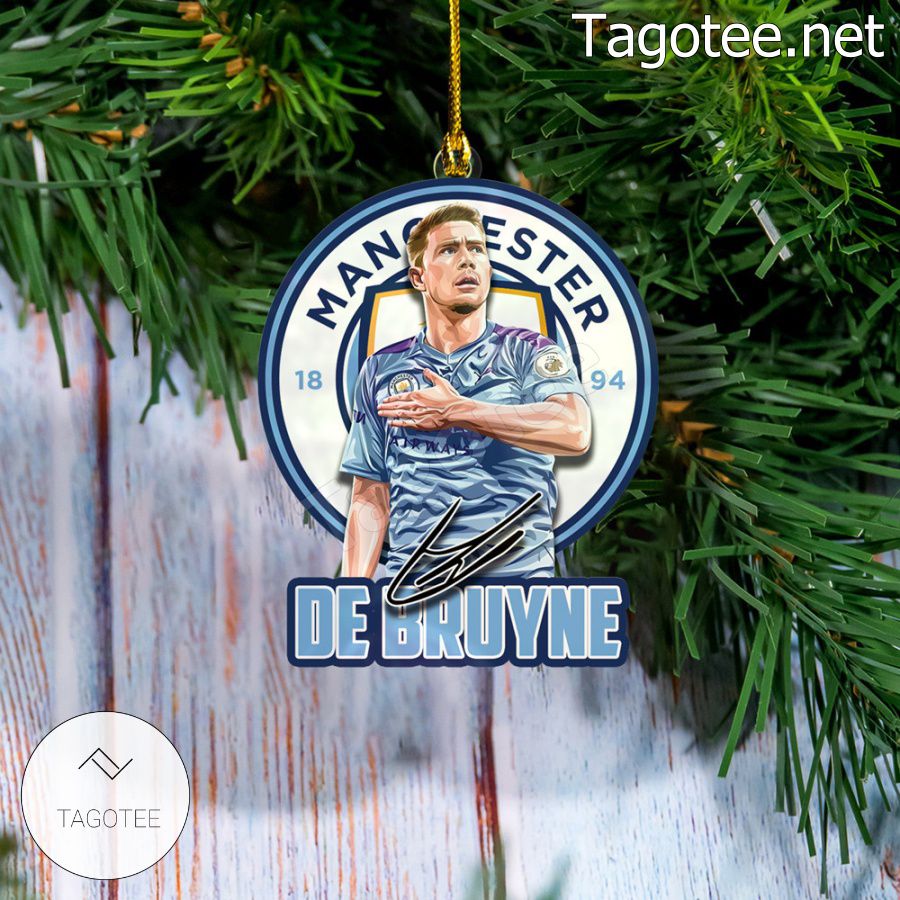 Manchester City - De Bruyne Xmas Ornament a