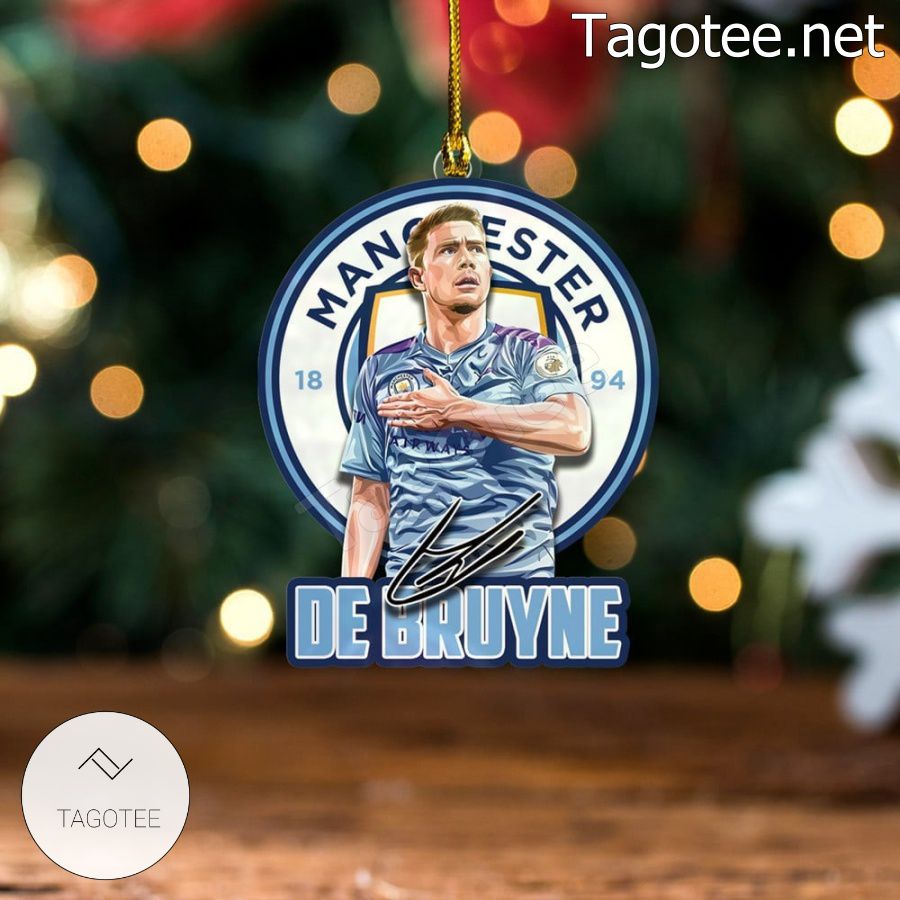 Manchester City - De Bruyne Xmas Ornament