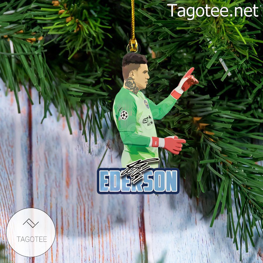 Manchester City - Ederson Moraes Xmas Ornament a