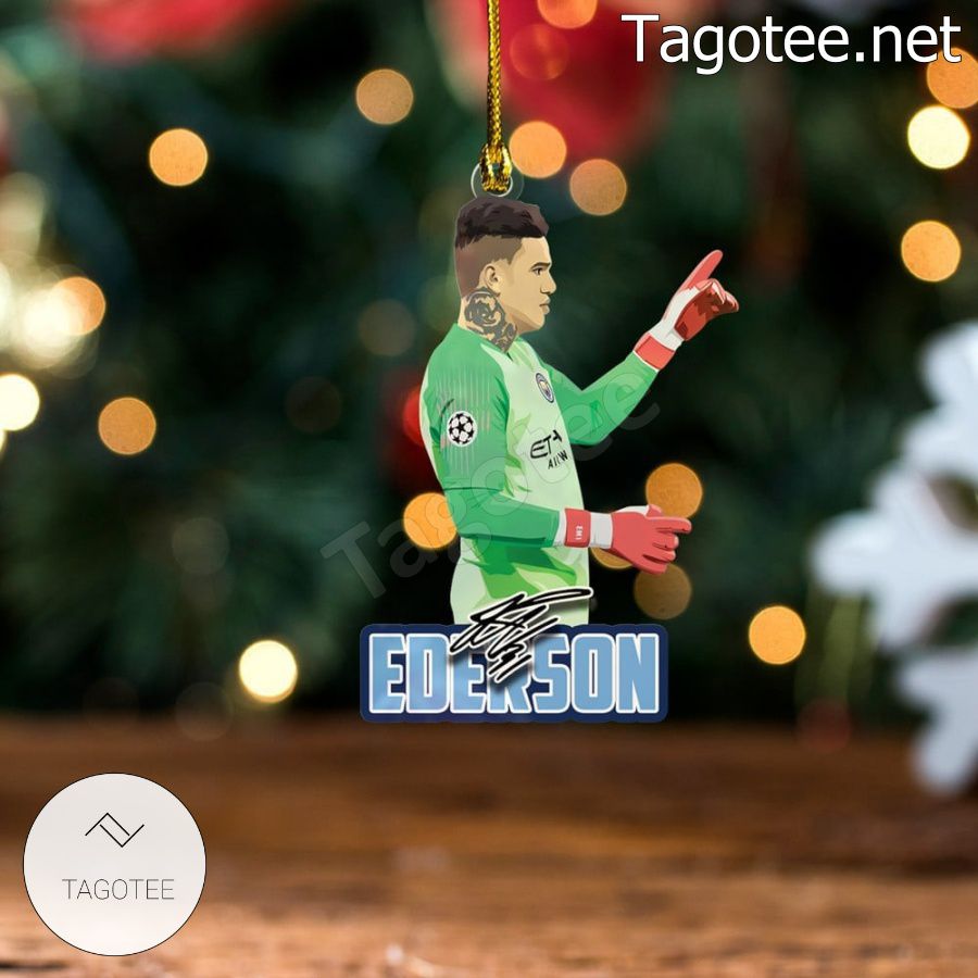 Manchester City - Ederson Moraes Xmas Ornament