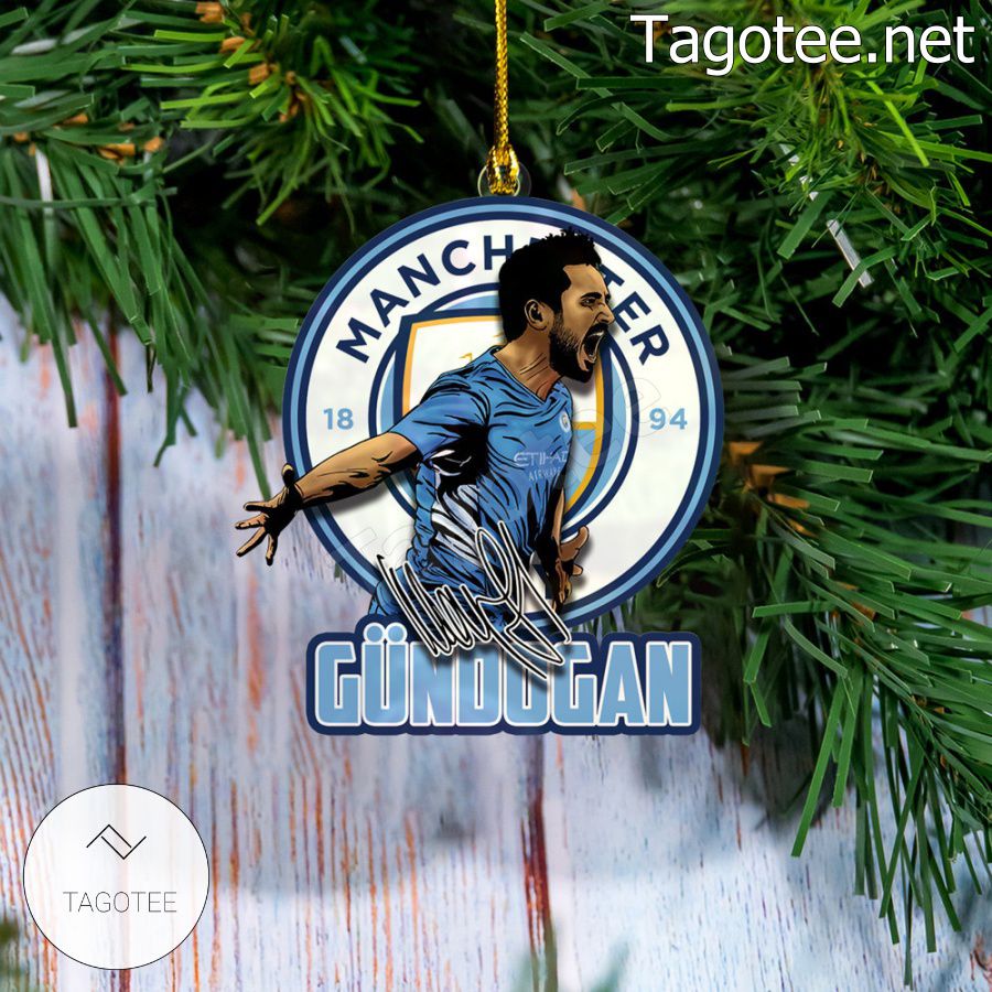 Manchester City - Ilkay Gundogan Xmas Ornament a