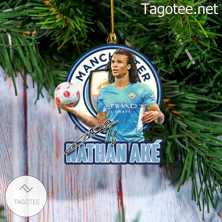 Manchester City - Nathan Aké Xmas Ornament a