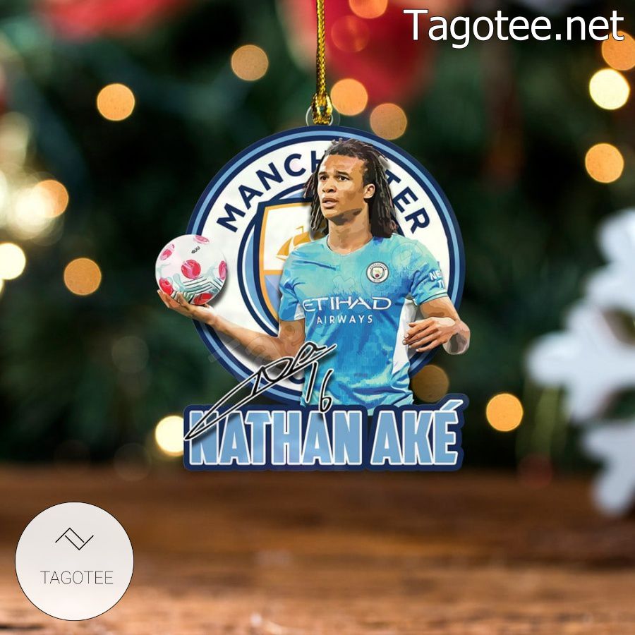 Manchester City - Nathan Aké Xmas Ornament