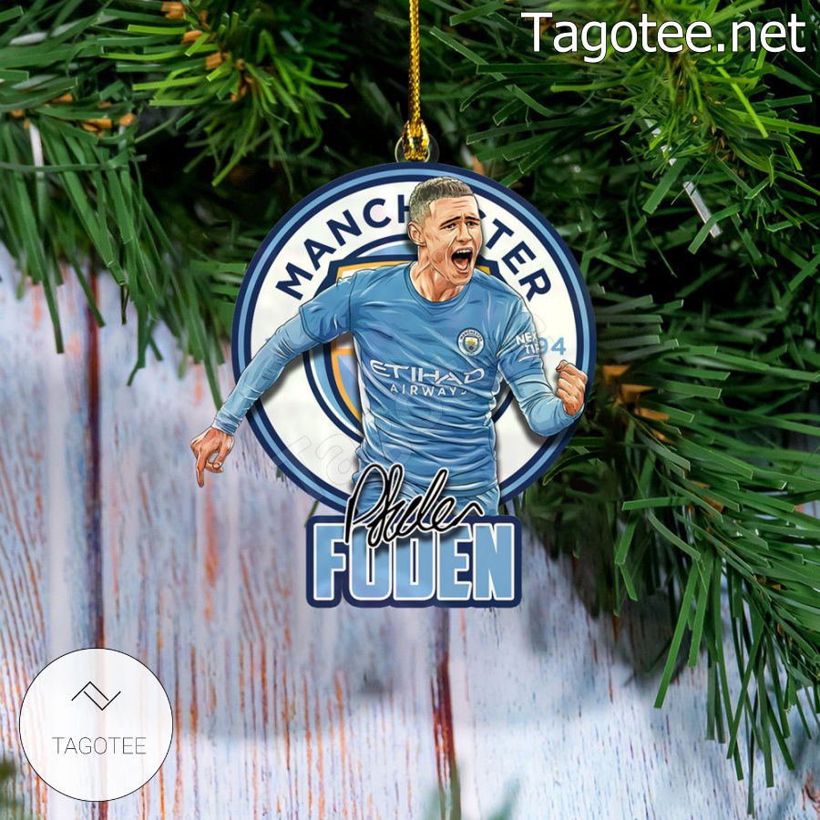 Manchester City - Phil Foden Xmas Ornament a