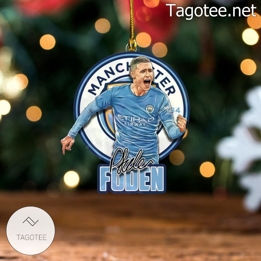 Manchester City - Phil Foden Xmas Ornament