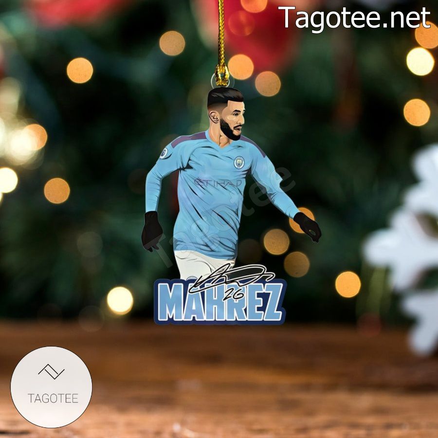 Manchester City - Riyad Mahrez Xmas Ornament