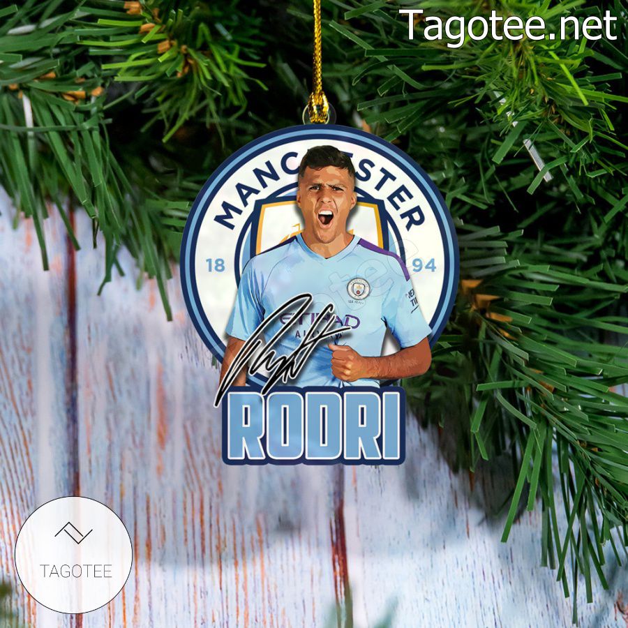 Manchester City - Rodri Xmas Ornament a