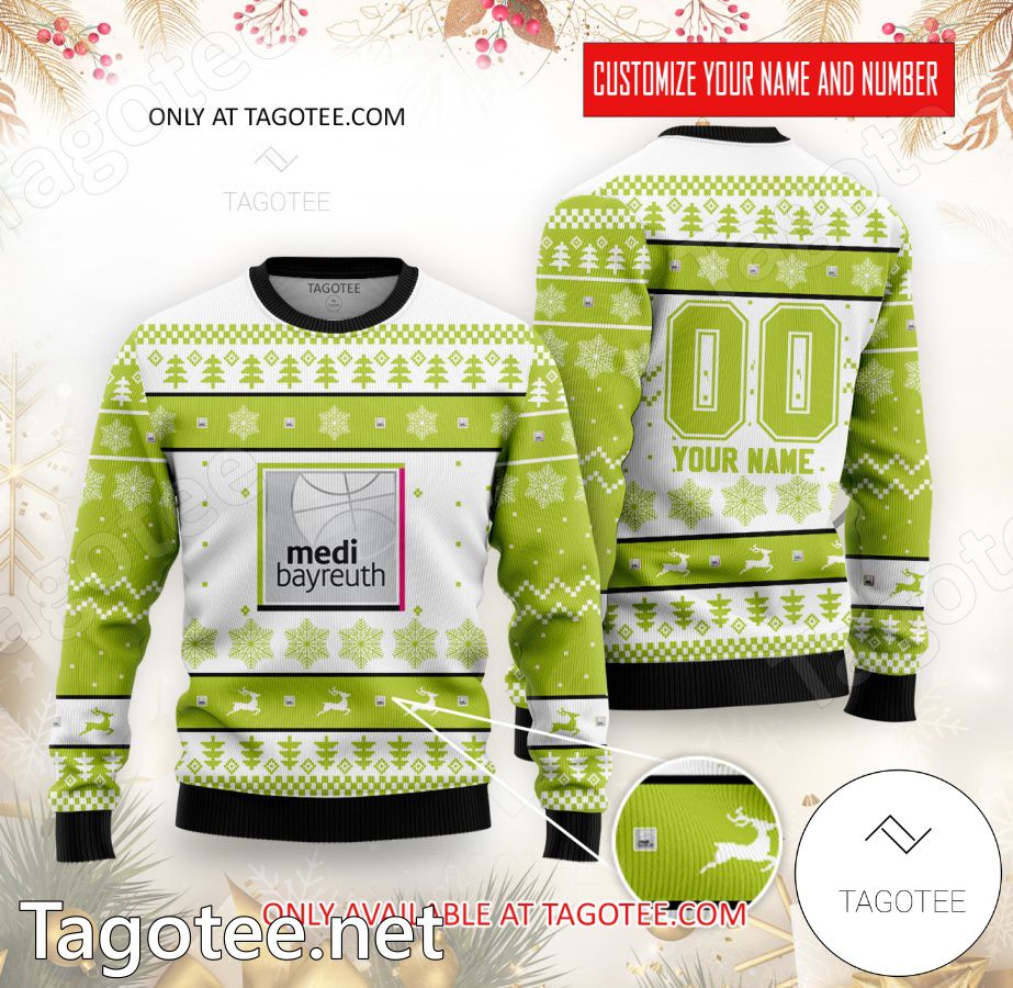 Medi Bayreuth Basketball Custom Ugly Christmas Sweater - MiuShop