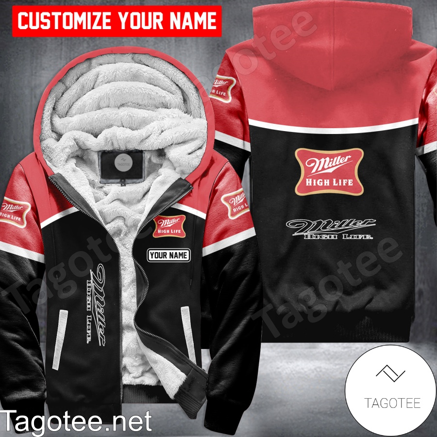 Miller High life Custom Uniform Fleece Hoodie - MiuShop